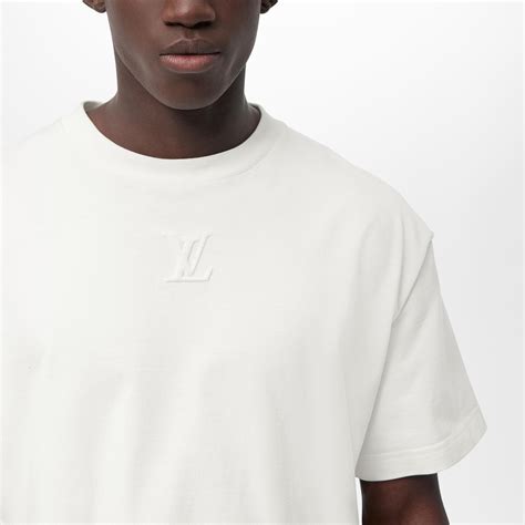 lv x off white t shirt|Embossed LV T.